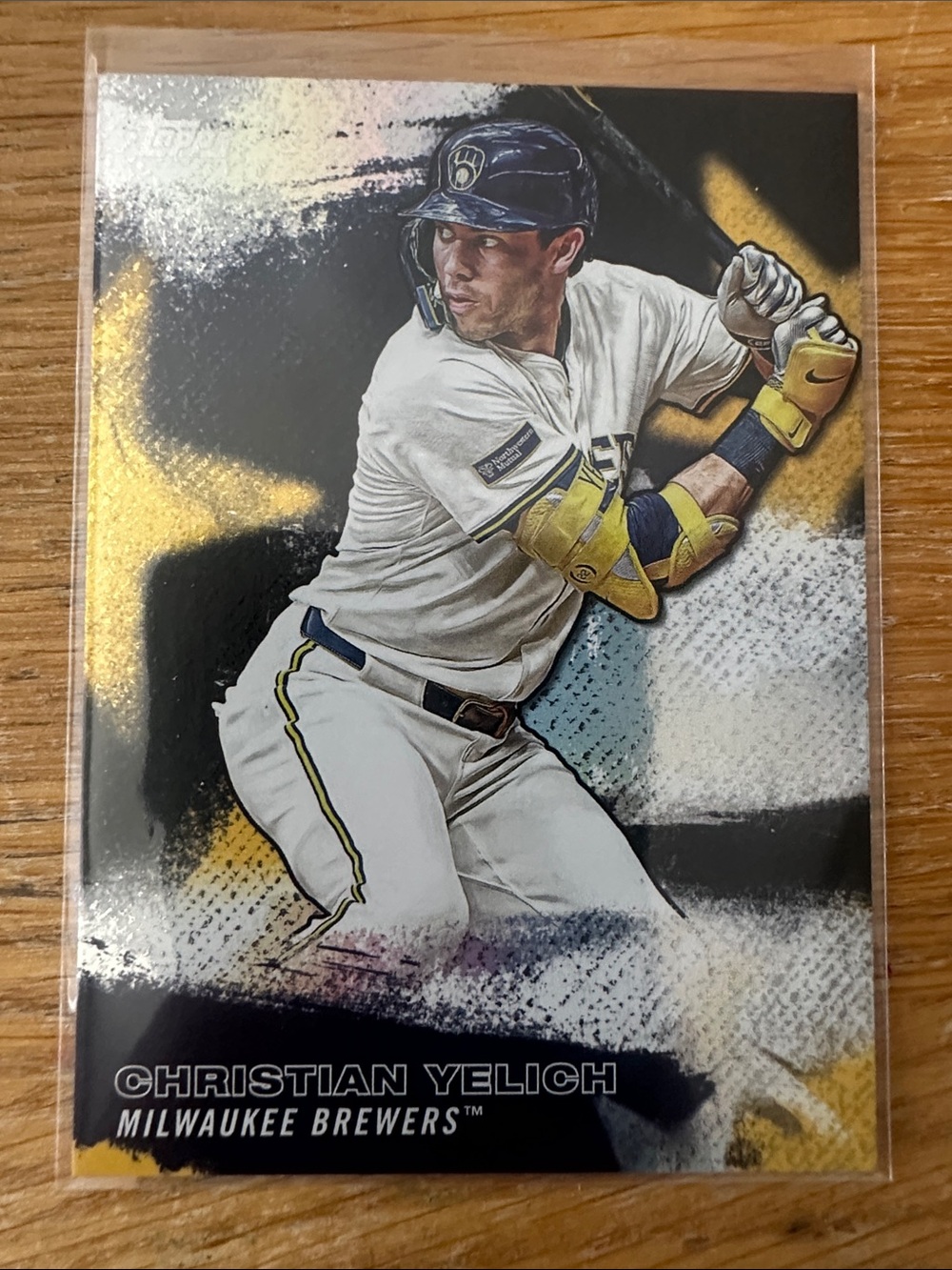 Topps Stars of MLB Card - Yellow/White/Black